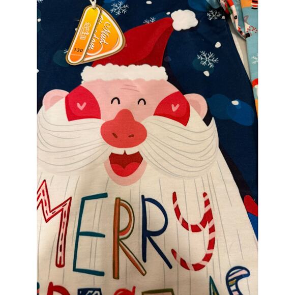 Girls Merry Christmas Dress - Santa Claus Design, Holiday Party Festive Size 6-7 - Picture 3 of 11